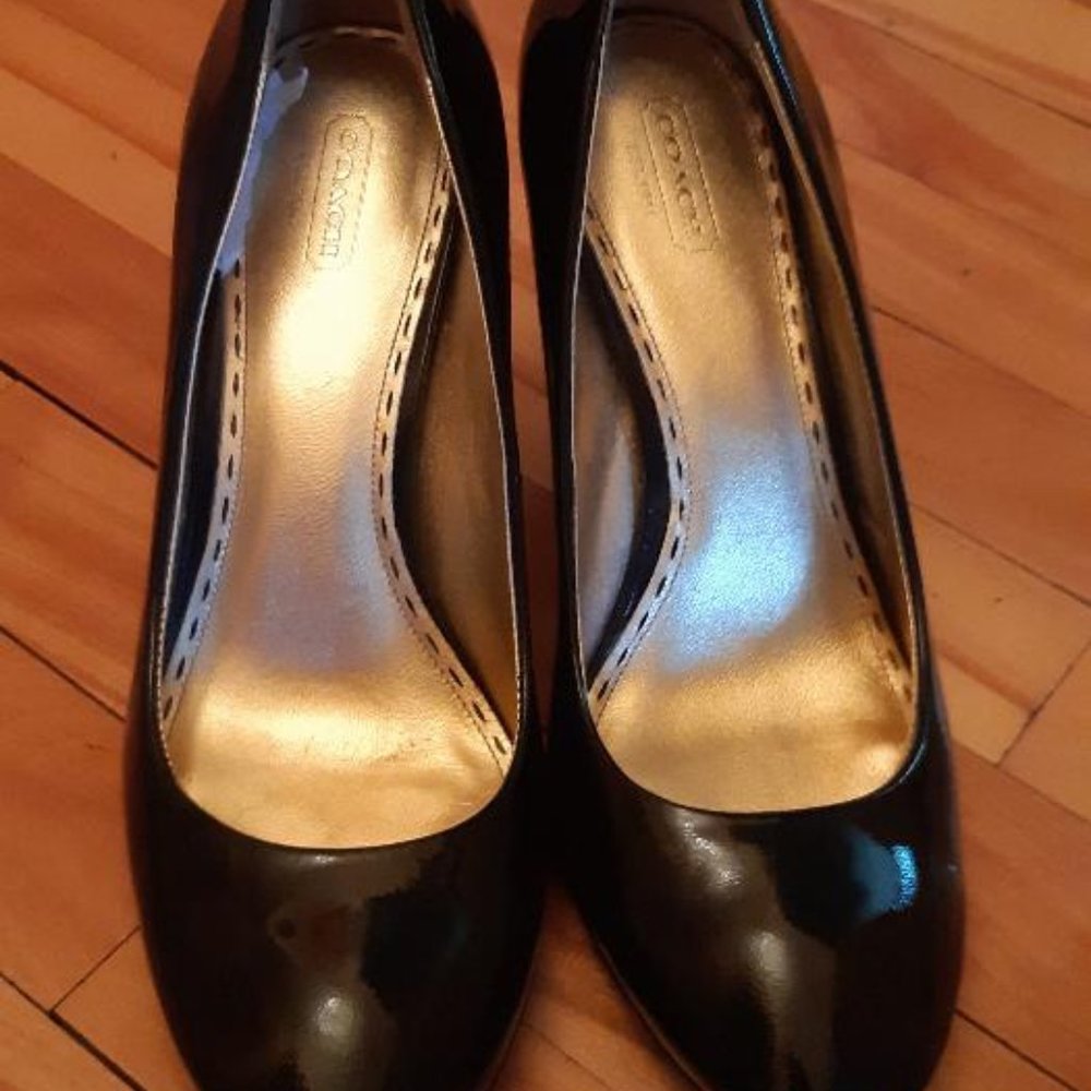 Nice black patent leather sz 40 - Picture 1 of 2